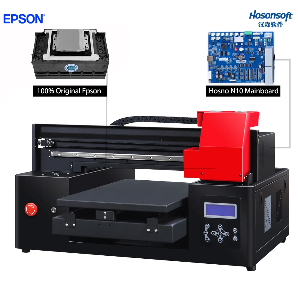 Refinecolor A3 Size Small UV Printer 3D Embossed Braille Printing Machine for Small Business