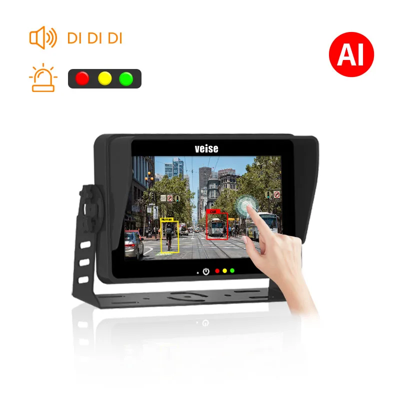 VEISE Truck Bus Blind Spot Monitoring Heavy Duty Camera Ai Human Detection Forklift Camera System for Heavy Duty Vehicle