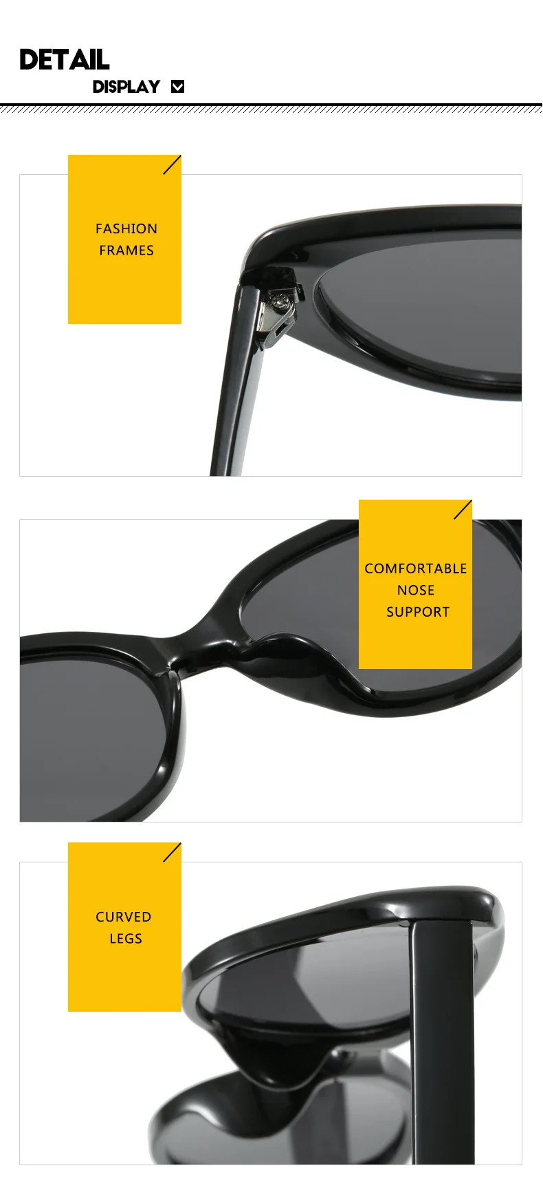 2024 Nuevas gafas de sol ojo de gato Gafas de sol retro de alta calidad Fábrica al por mayor Sombra Mujeres Logotipo personalizado