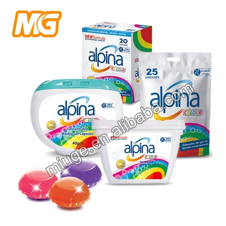 Oem Laundry Pods Liquid Capsules High Quality Washing Gel Capsules