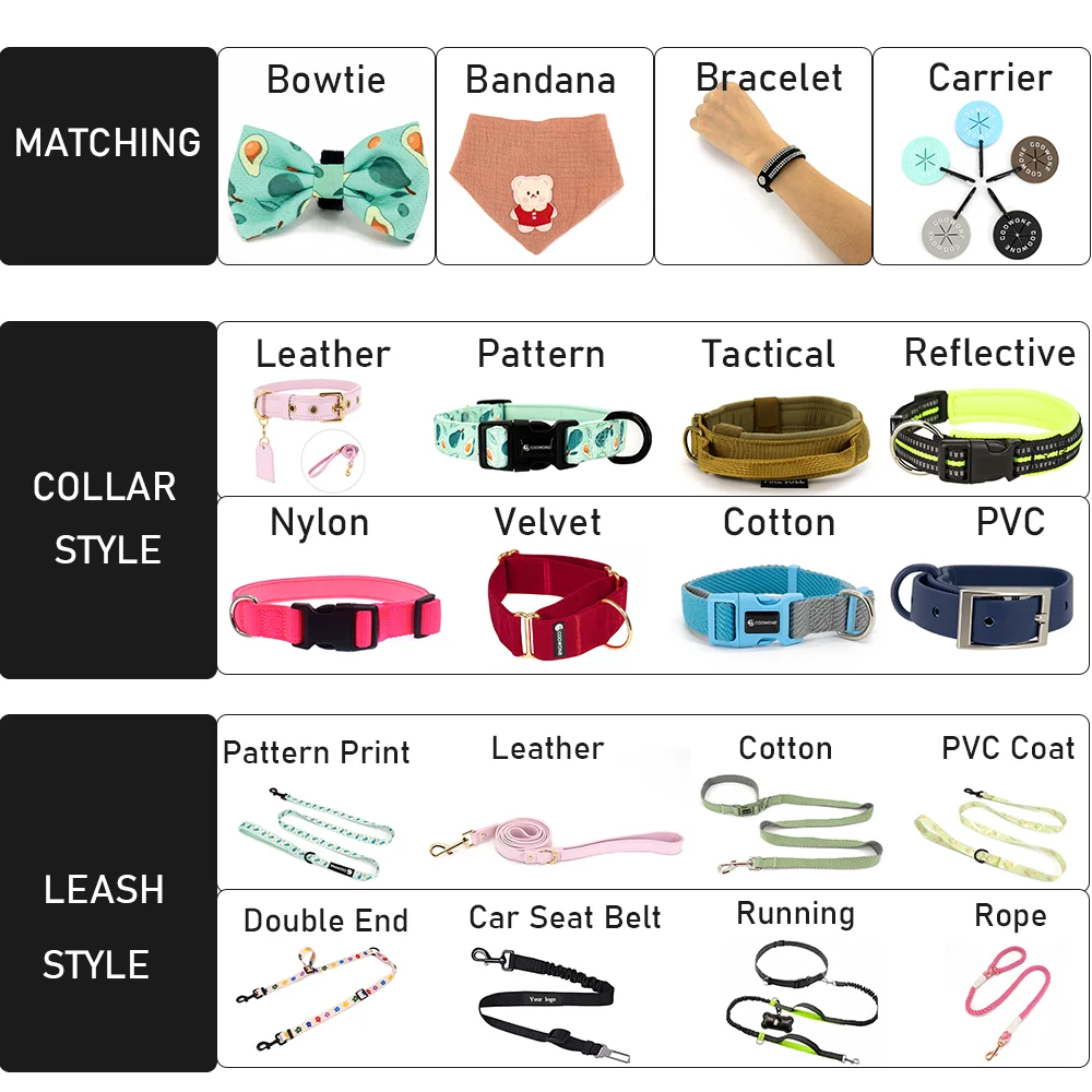 Personalized Designer Pet Harness Adjustable Dog Harness Set Custom Dog