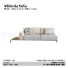 Left four-seater sofa with platform