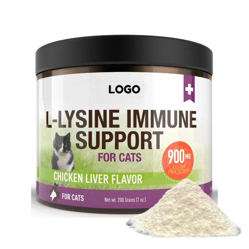 Healthcare Supplement for Cat Immunity Enhancement L Lysine for Cold Sneezing Eye Health Soft Chews Free Sample Pills Fip Gs