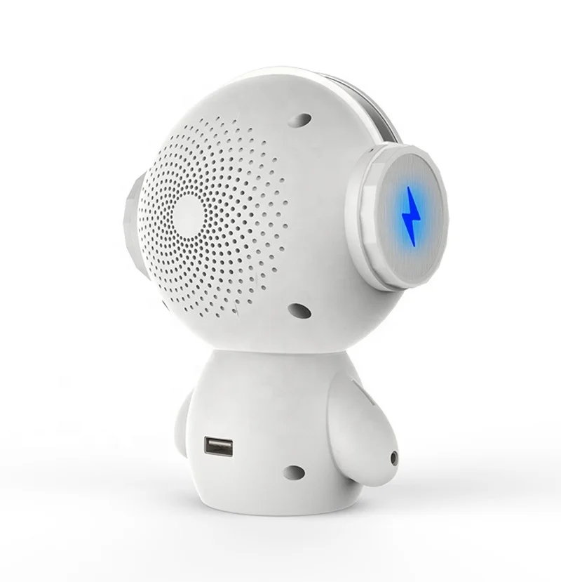 M10  Smart Robot Wireless Speaker Mini Bass Stereo Music Box Smart Loudspeaker With Power Bank Function