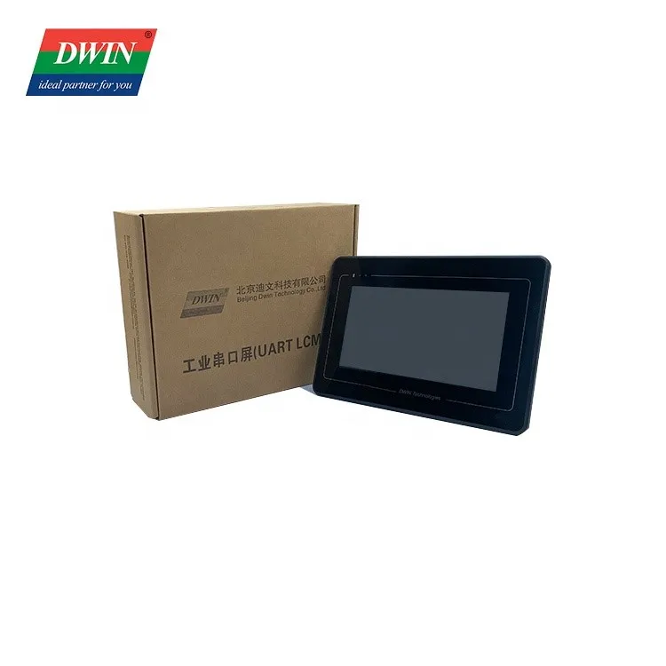 DWIN HMI Display 7 Inch TFT LCD Display Capacitive Resistive Touchscreen Supported Industrial PLC Controller With CAN Interface
