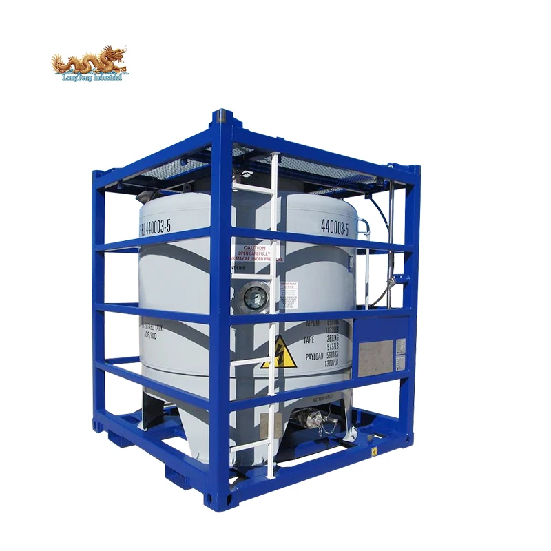 4000L DNV 2 7-1 стандартная оффшорная подъемная рама вертикальная цистерна из нержавеющей стали