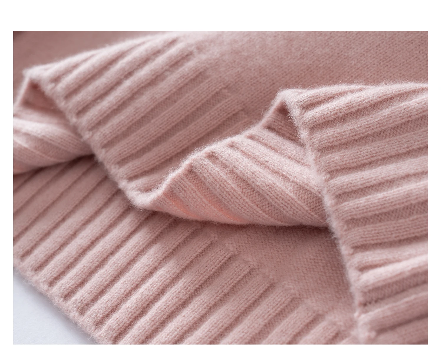 Women's cashmere sweater back view