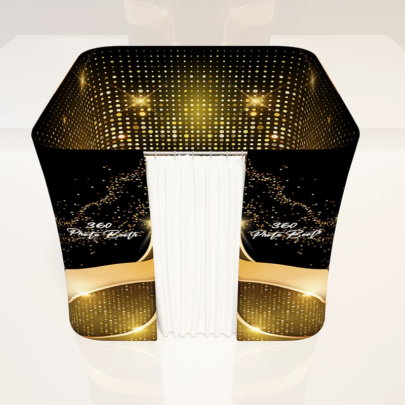 Customizable Led Enclosure for the 360 Photo booth, Photobooth Backdrop