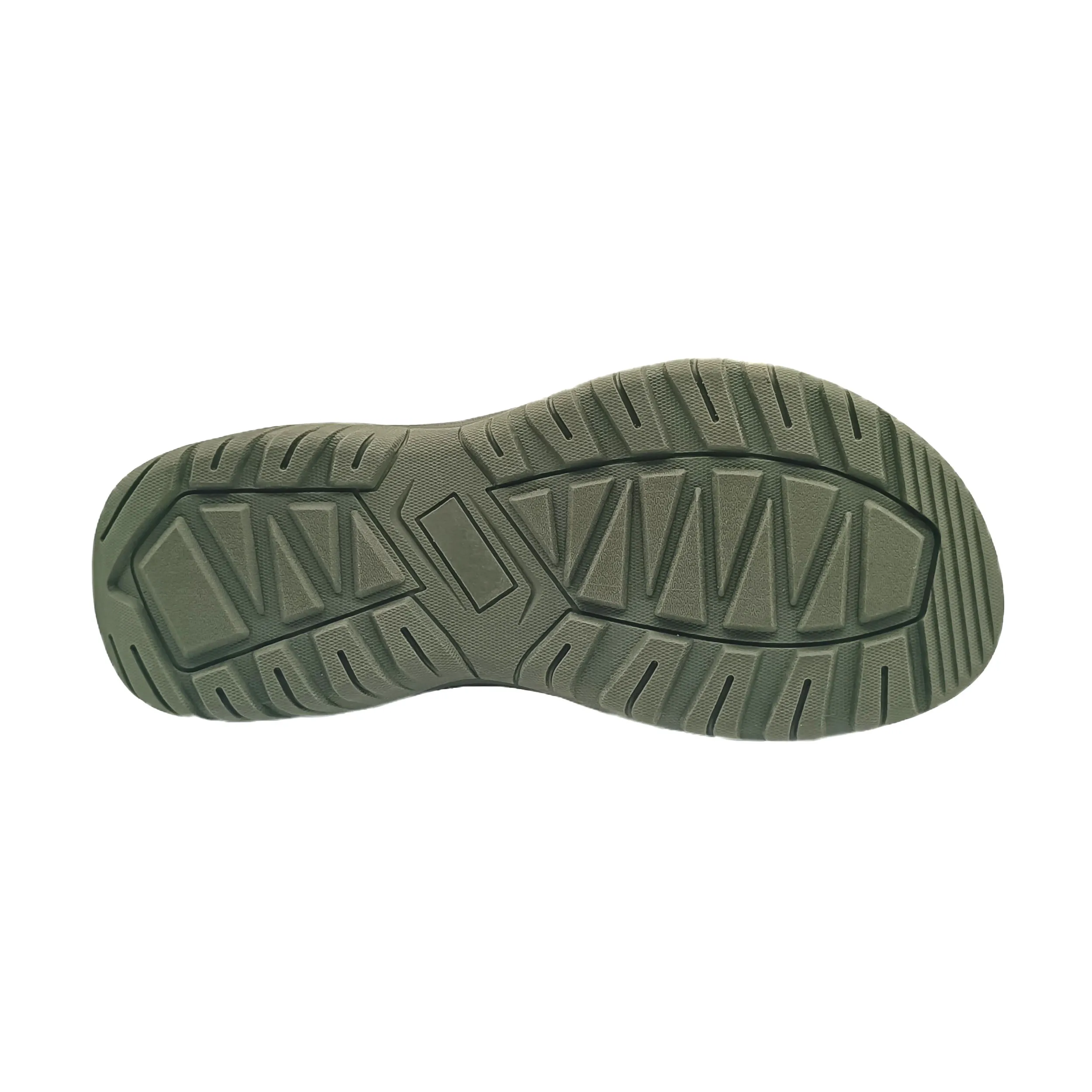 Men\'s Army Green Closed Toe Outdoor Beach Hiking Rubber Waterproof Sport Sandals Snow hawk Men main image 3