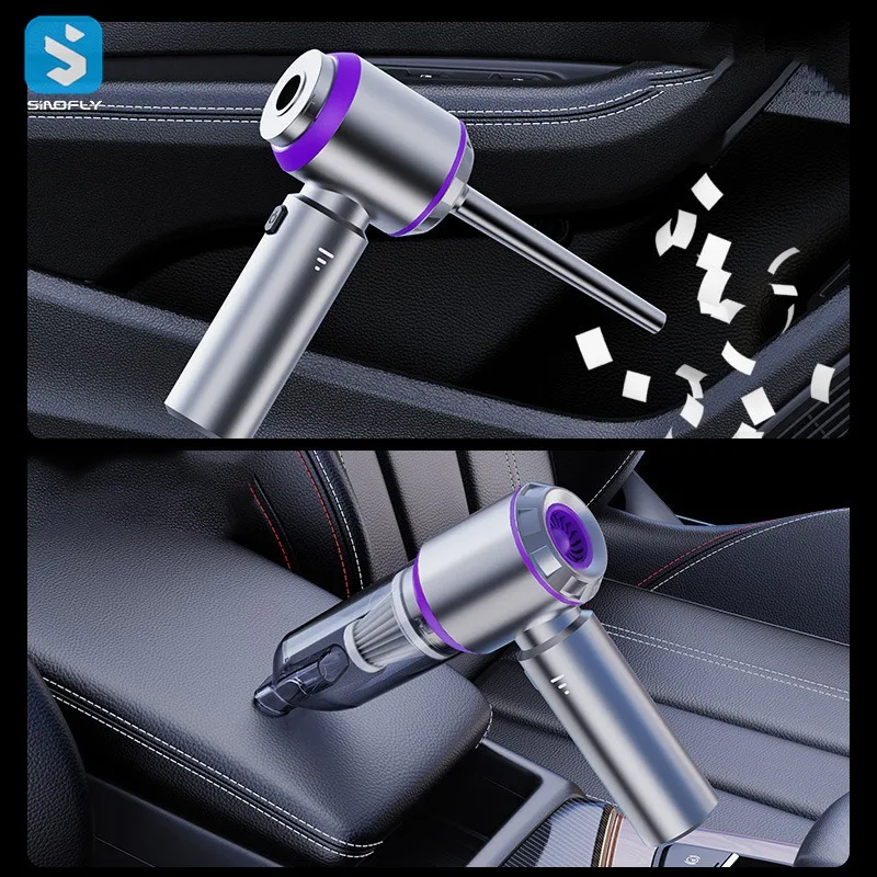 Delhibuy 16000Pa Handheld Cordless Car Vacuum Cleaner – Powerful Suction – 2000mAh – Wet/Dry - View #2