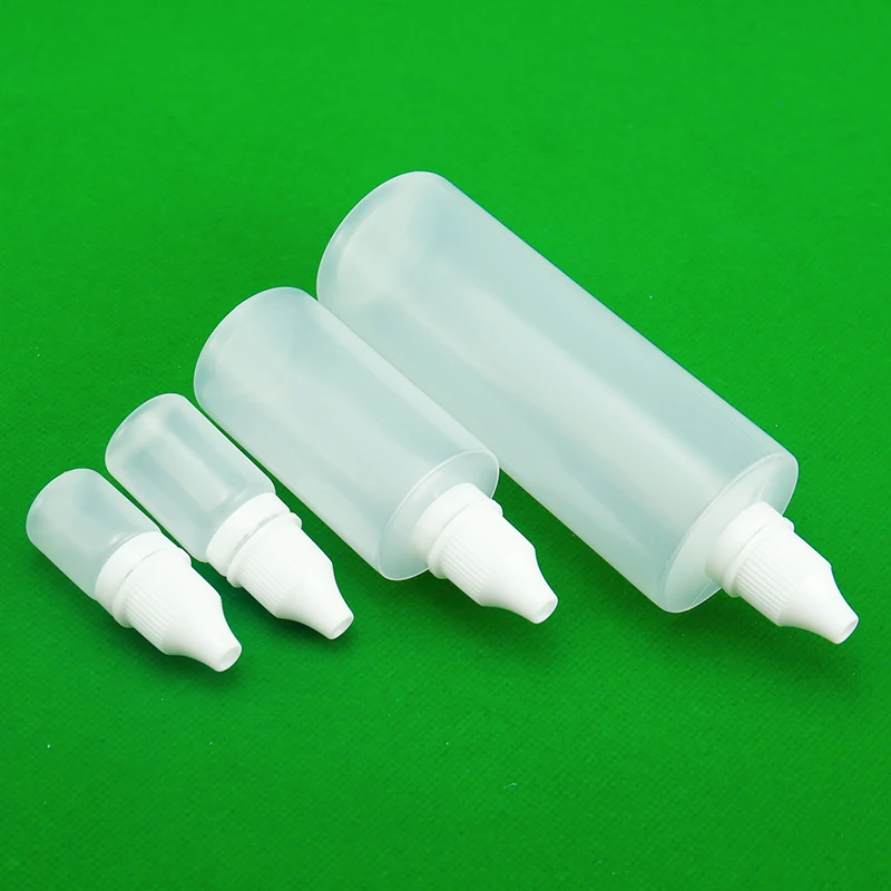 product ldpe plastic boston round dropper bottle soft pe for tattoo ink with screen printing and oil tip-35