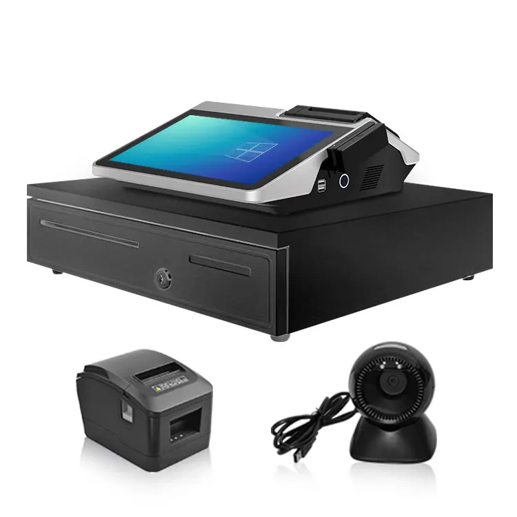 11.6 inch multi touch POS all in one tablet POS system with thermal printer-133004