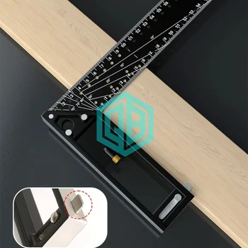 Multi Angle Measuring Ruler Professional, 45 90 Degree - View #6