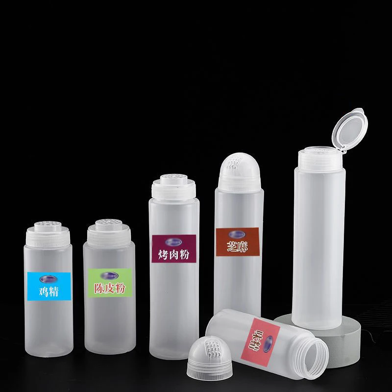 4 Bottiglie Dispenser Per Miele E Succhi - In Plastica, Con Coperchio, Leggere E Riutilizzabili