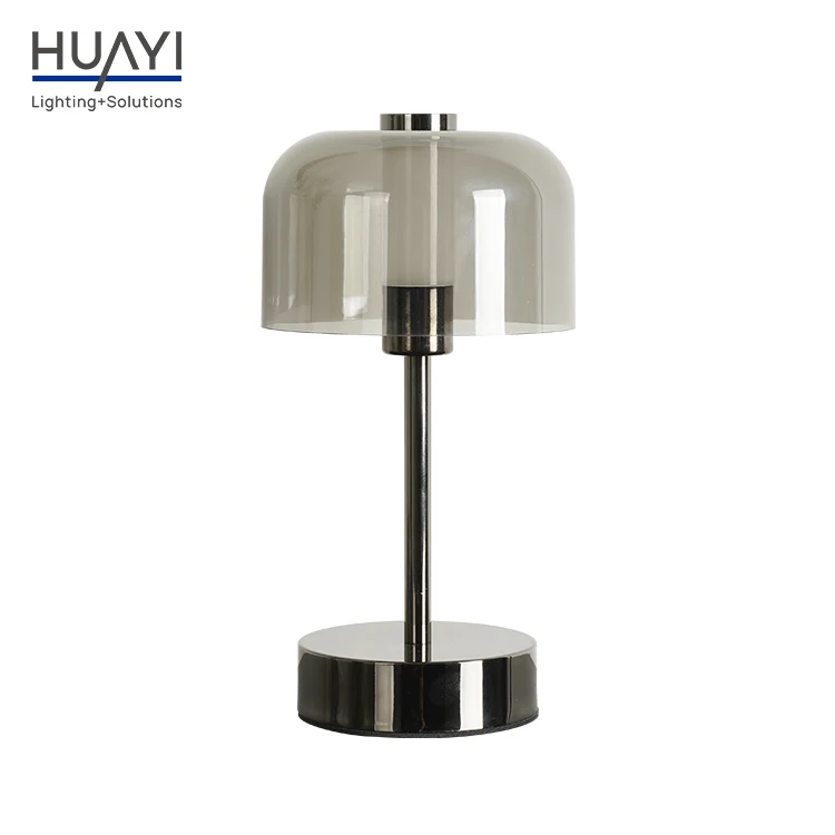 Elegant Simple Design Smart Touch Control Dimmable Acrylic Lampshade Led Table Lamp for Bedroom