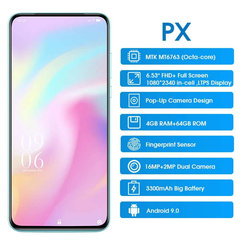 Elephone PX 4G Smartphone - 6.53