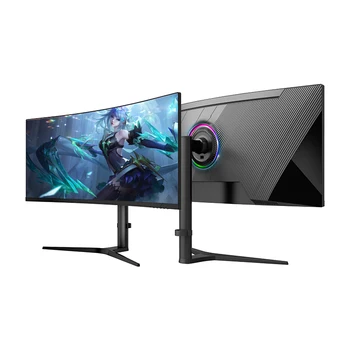 High End 34 Inch 4k Resolution 3840*1440 180hz Hdr Curved Screen Gaming Monitor for Esport