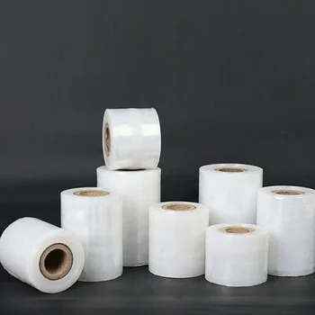 Factory Price LLDPE Stretch Film Industrial Clear Plastic Stretch Wrap Film For Pallet Wrap