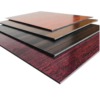 Interior Used Decorative Walnut wood Alucobonde wall cladding Plate Aluminum Composite Panel ACM Sheet