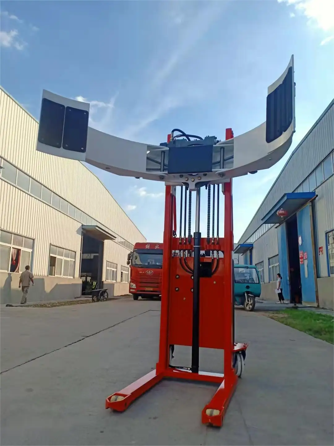 Stackers Factory Factory Direct 350-500kg Electric Pallet Stacker with Forklift Paper ...