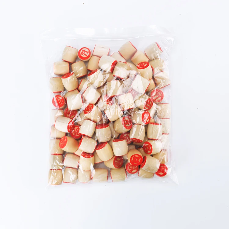 Оптовая продажа двухсторонние шахматные фигуры для игры в бинго 90 шт.