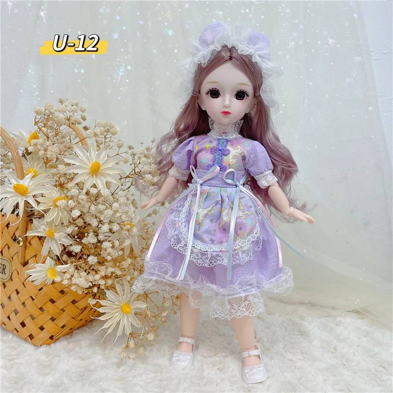 Proudoll Poupée 1/3 BJD 60 cm 61 cm SD Ball Jointed Dolls Vêtements d'hiver Ensembles de vêtements et d'accessoires (02 Noir et Blanc
