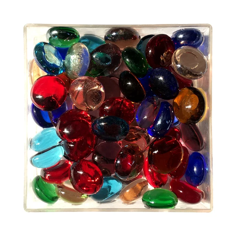 13-18mm Small Glass Nuggets Gems Glass Drops Beads DIY Craft Mosaic Red  Blue White Black - China Glass Nuggets and Gems Glass price