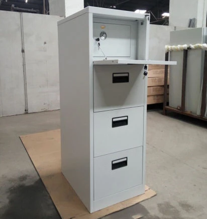 Metal File Cabinet Office 4 Drawer Lateral Storage Steel Filing Cabinet with Safety bar Lock