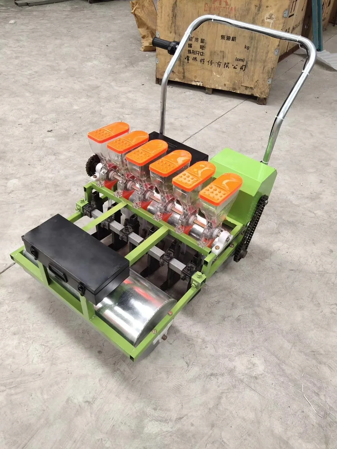 Multifunctional Vegetable Seeder Onion Seeds Sowing Broccoli Carrot Seeds Planting Machine Gasoline Engine Long Service Time