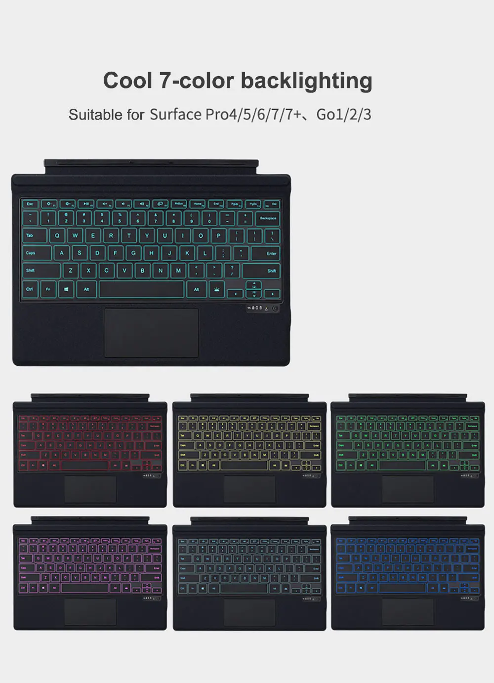 product magic keyboard for microsoft surface pro type intelligent double sided clip thin light advanced technology pbk203 laudtec309-10