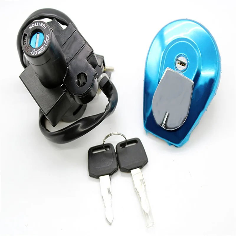 Замок переключателя зажигания мотоцикла крышка топливного бака крышка ключа набор универсальных