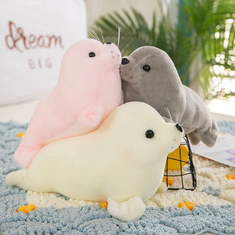 Peluche Foca Pequeña De Dibujos Animados – Colgante Suave Y Regordete, Animal Marino Realista Para Regalar O Decorar