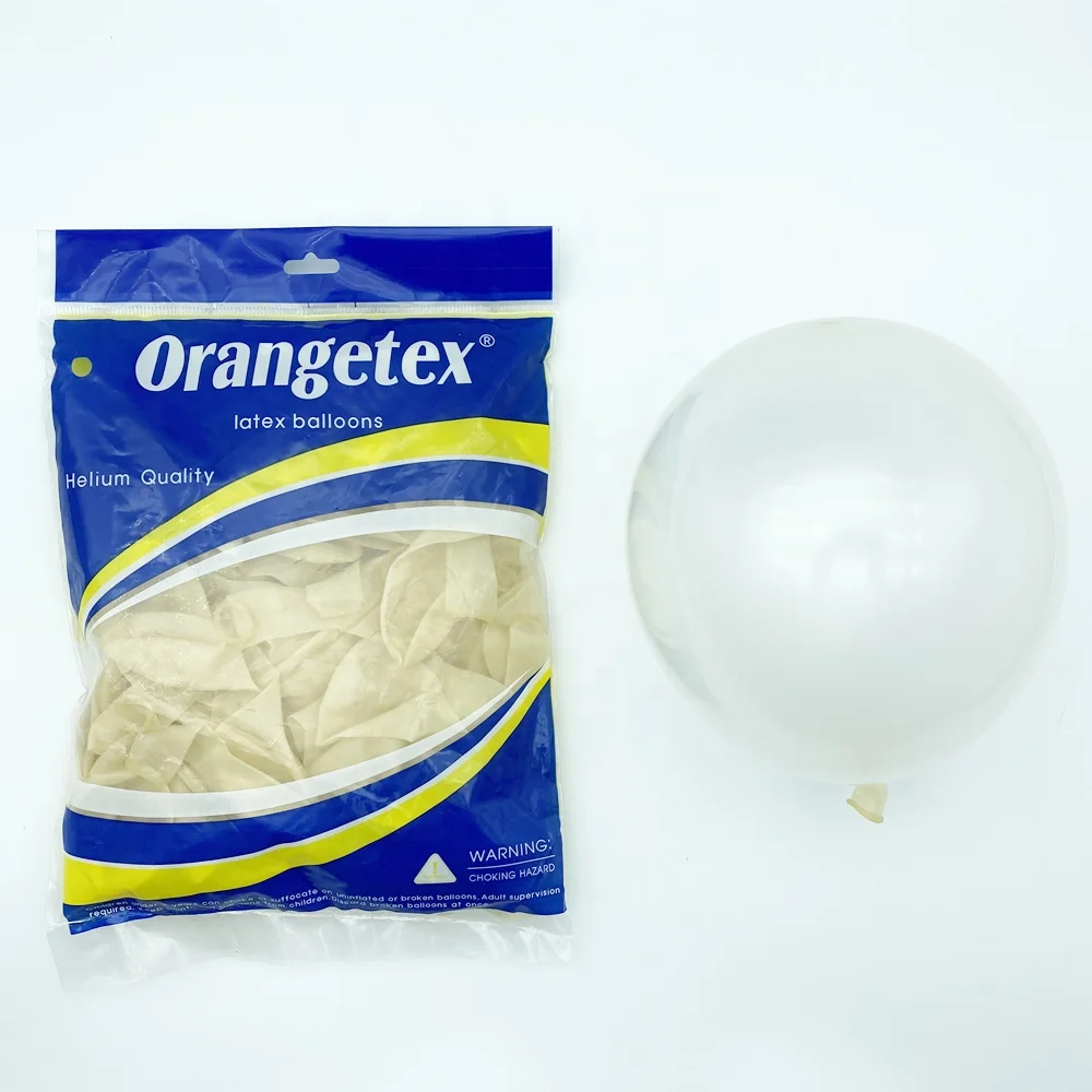 Orangetex Clear 5/10/12/18/24/36 Inch Transparent Latex Balloons Helium ...