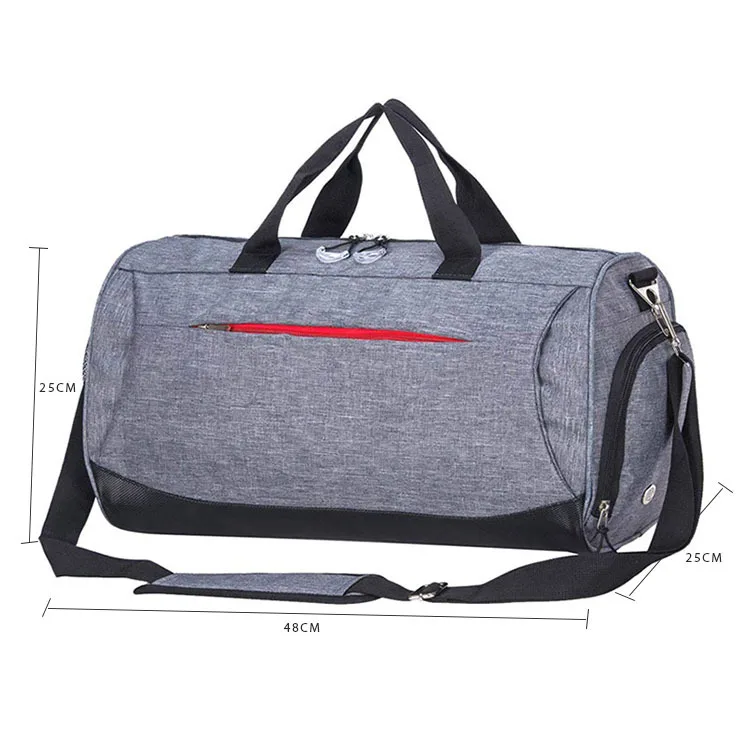 Водонепроницаемая спортивная сумка для спортзала с сухим влажным карманом отделение обуви цвет рисунком 2 шт.