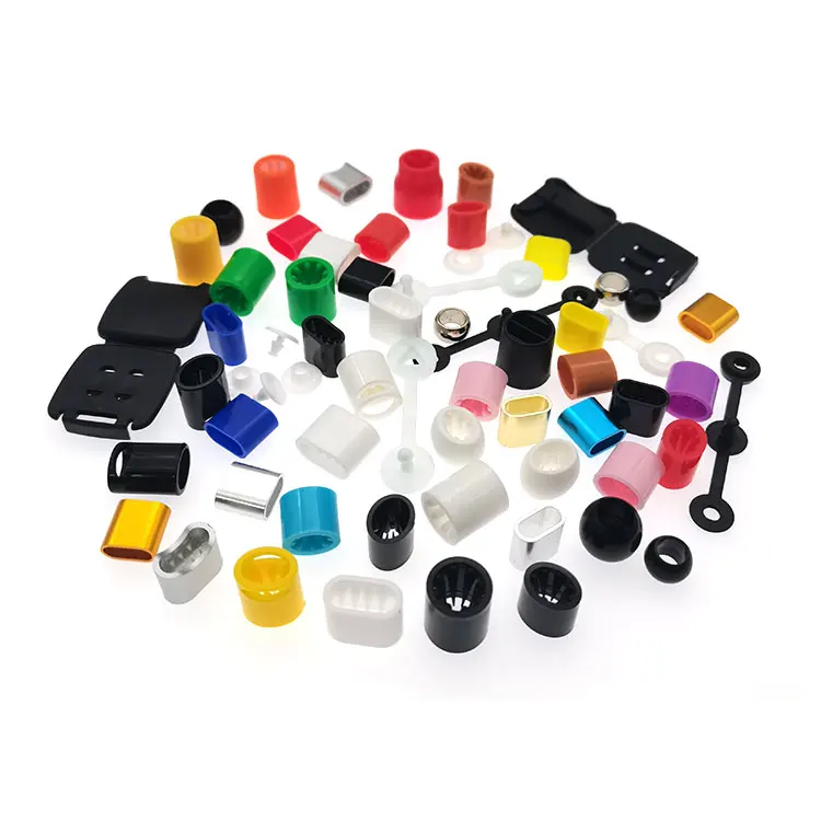2024 Convenient One Way Sliding Bracelet Lock Plastic Lanyard Belt Closure Clasp