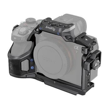 SmallRig Carbon Fiber Cage Kit Cable Clamp for Sony A7RV/A7IV/A7SIII, Camera Cage W/Multiple Accessory Mounting Points - 4308