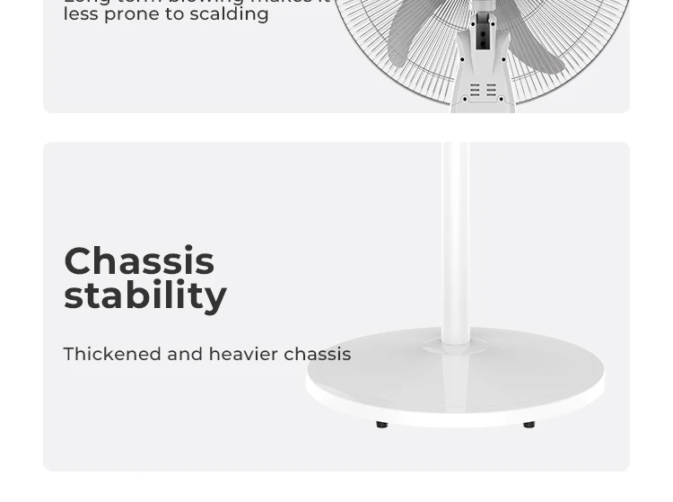 Led Light Stand Fan, 12V, USB, Solar - detail 20