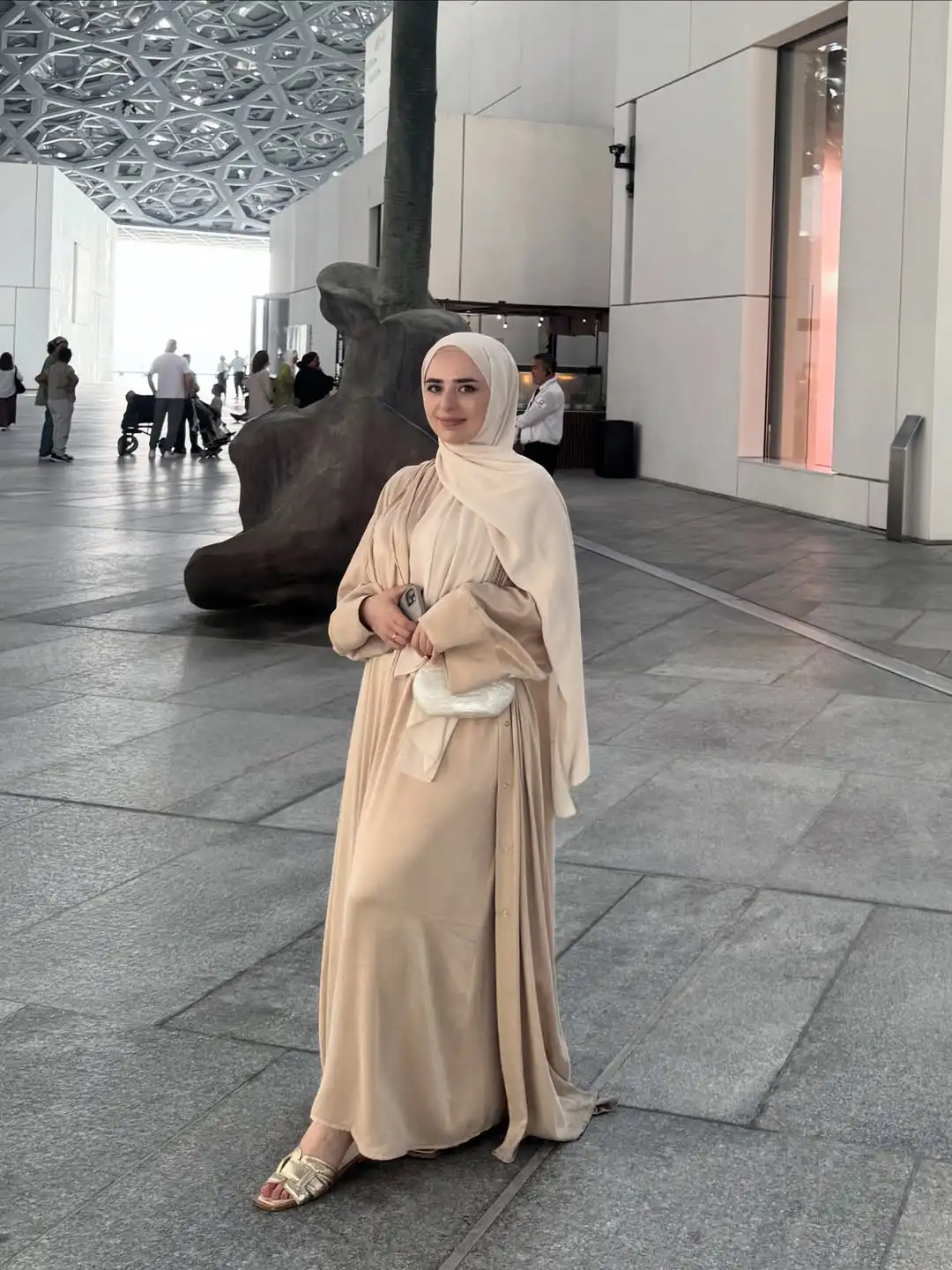 islamic fashion dress Women Islamic Clothing Long Dubai Jalabiya Dress Moroccan Kaftan Cafta –  summer life6 main image 1