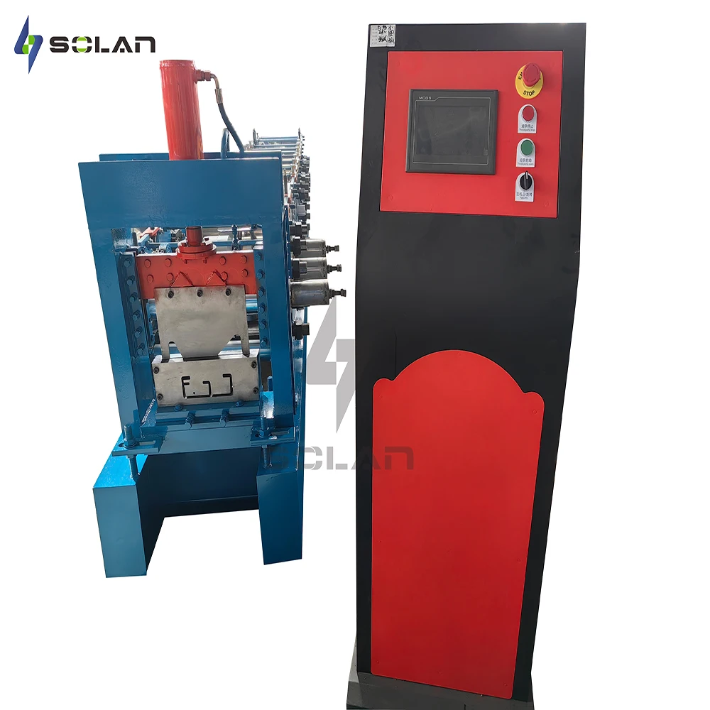 Unique Features Purlin Forming Machine CZ Purlin Roll Forming Machine For Building Materials Industry