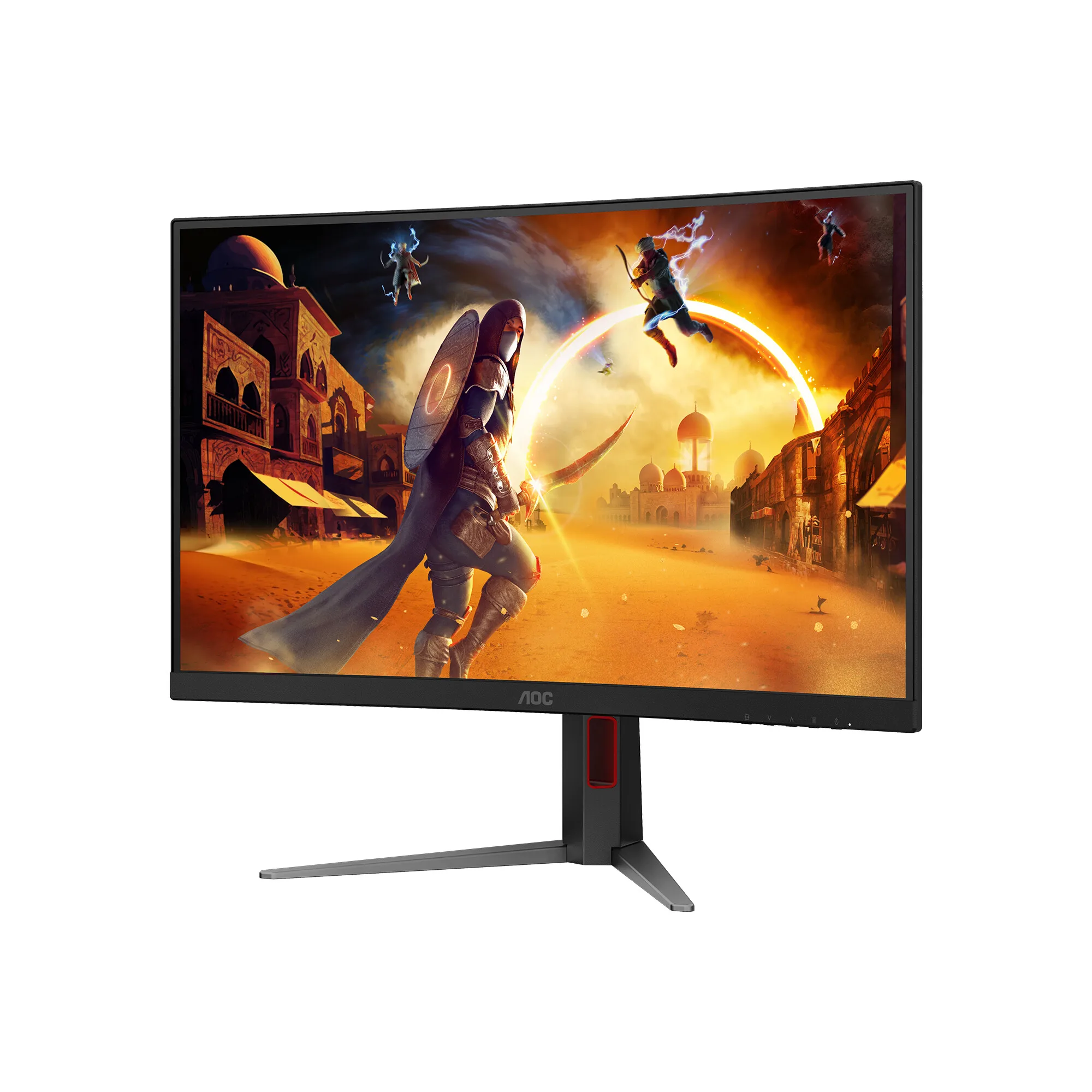 AOC 27インチ240Hz 曲面ゲーミングモニター 本体　C27G2ZE27 AOC C27G4Z Gaming Monitor - 27inch Curved 300hz QHD Screen