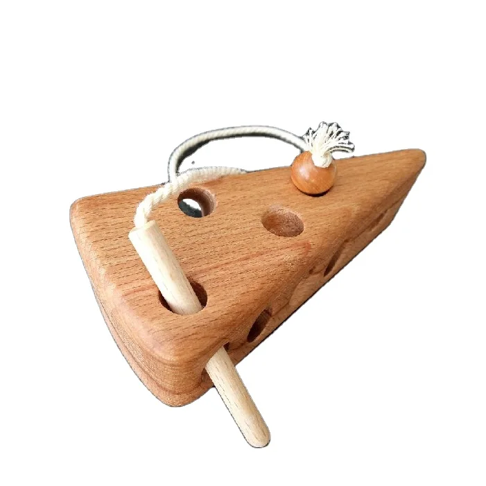 Pretend Wooden Cheese Grater