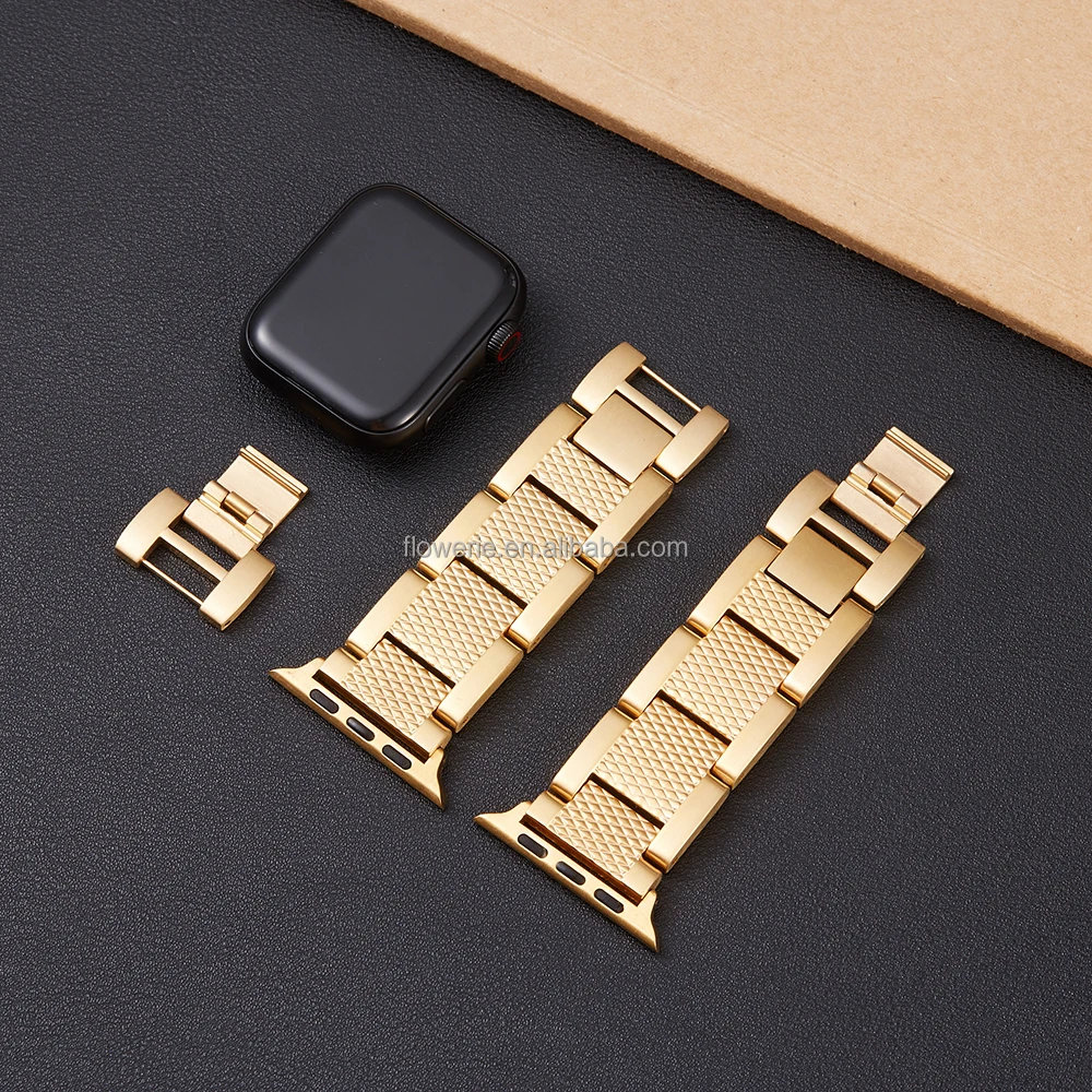 Compatible for Apple Watch Band 38mm 40mm 42mm 44mm, Stainless Steel Mesh  Sport Wristband Loop Compatible for IWatch Series SE