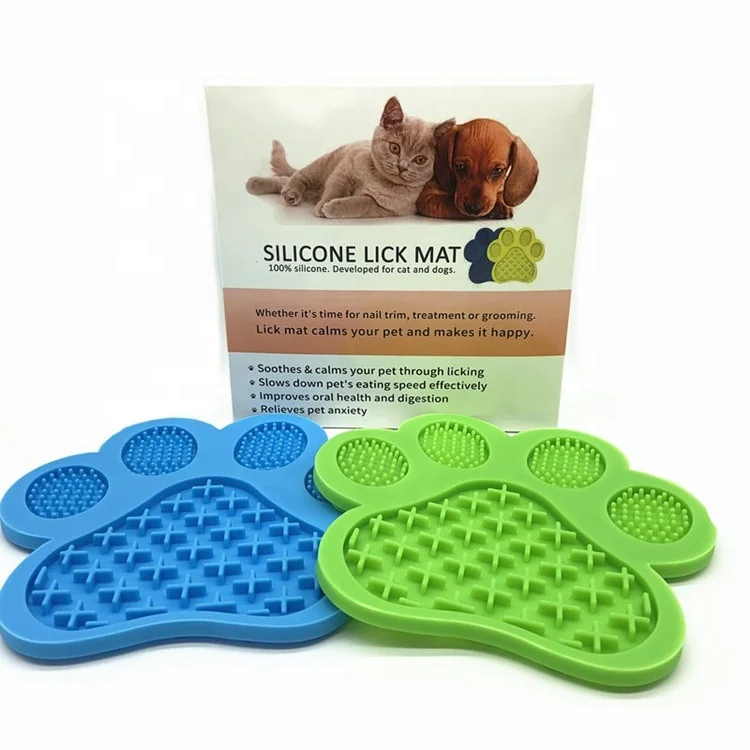 Round Silicone Pet Supplies Food Licking Pad Slow Feeder Dog Cat Mat with  Suction Cup - China Pet Lick Pad and Pet Licking Mat price