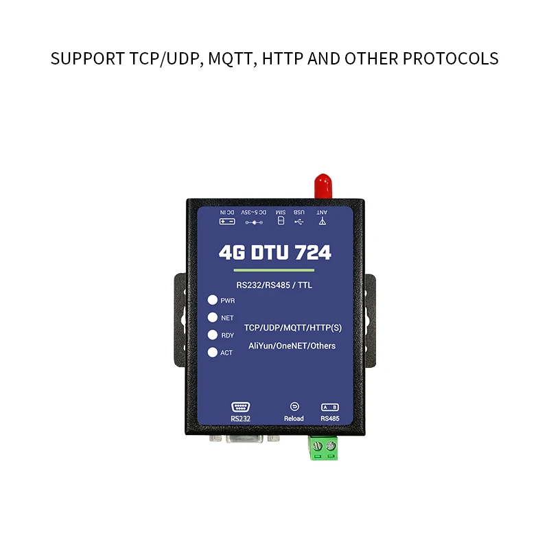 Wireless Data Transmission DTU 4G Gsm RTU MQTT Protocol