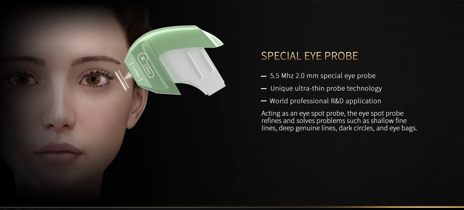 2023 New Model Gold TT 12 D Face Lift Machine 2 in 1 Rotating 360 12D Hifu Mmfu MPTSTL