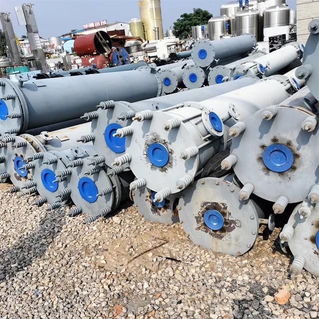 Second-hand industrial graphite condenser; Industrial 100-square-meter cooling equipment