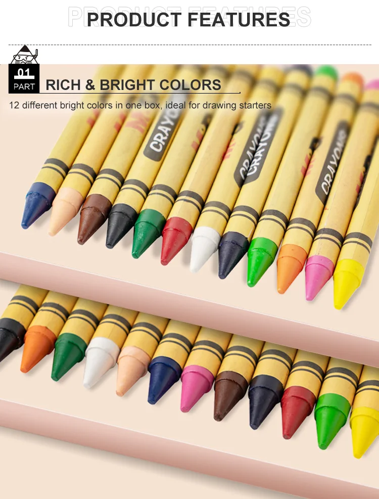 Lápices De Colores Eberhard Faber - Pack De 12 Colores Triangulares