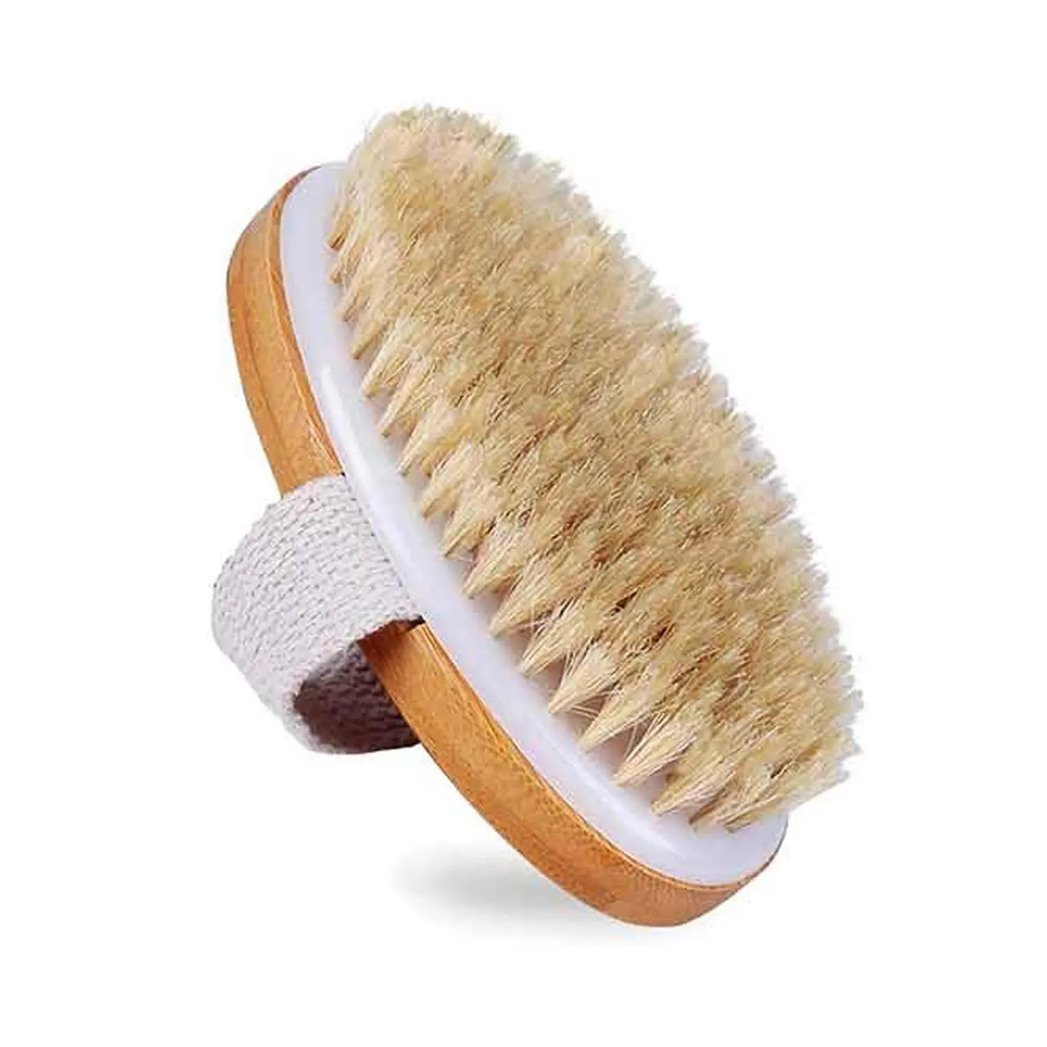 Dry Body Scrub Bath Brush Natural Wood Brushing Bristle Natural