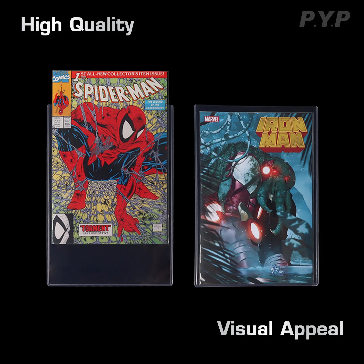 Current Comic Book Toploader Ultra Clear High Pro Quality Display Top Loader Custom Silver Golden Age Size