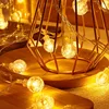 Warm White Clear Crystal Ball